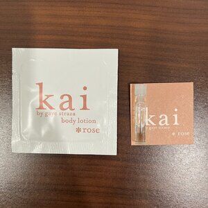 Kai Rose Body Lotion & Perfume Samples